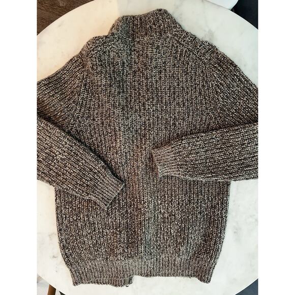 $6000 Brunello Cucinelli Chunky Flecked 100% Cashmere Cardigan Size IT54 Large - Picture 3 of 11